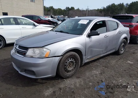 2013 Dodge Avenger Se from USA, damaged, VIN 1C3CDZAB0DN594298